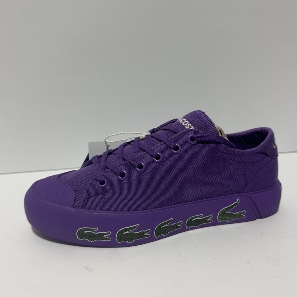 Lacoste Womens Gripshot Sneakers Purple Size 5 M